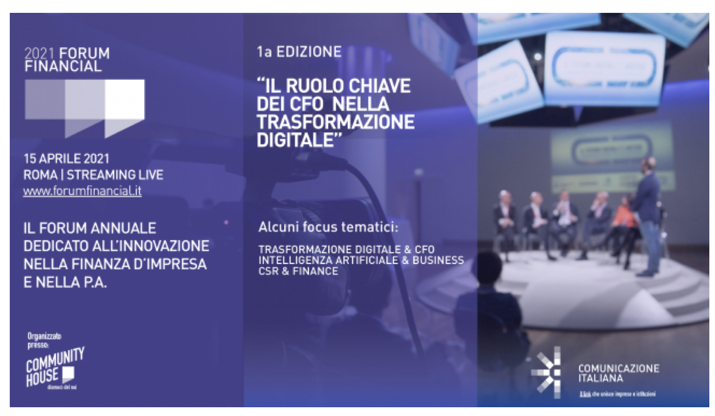 Financial Forum 2021 - Il ruolo chiave dei CFO nella trasformazione digitale